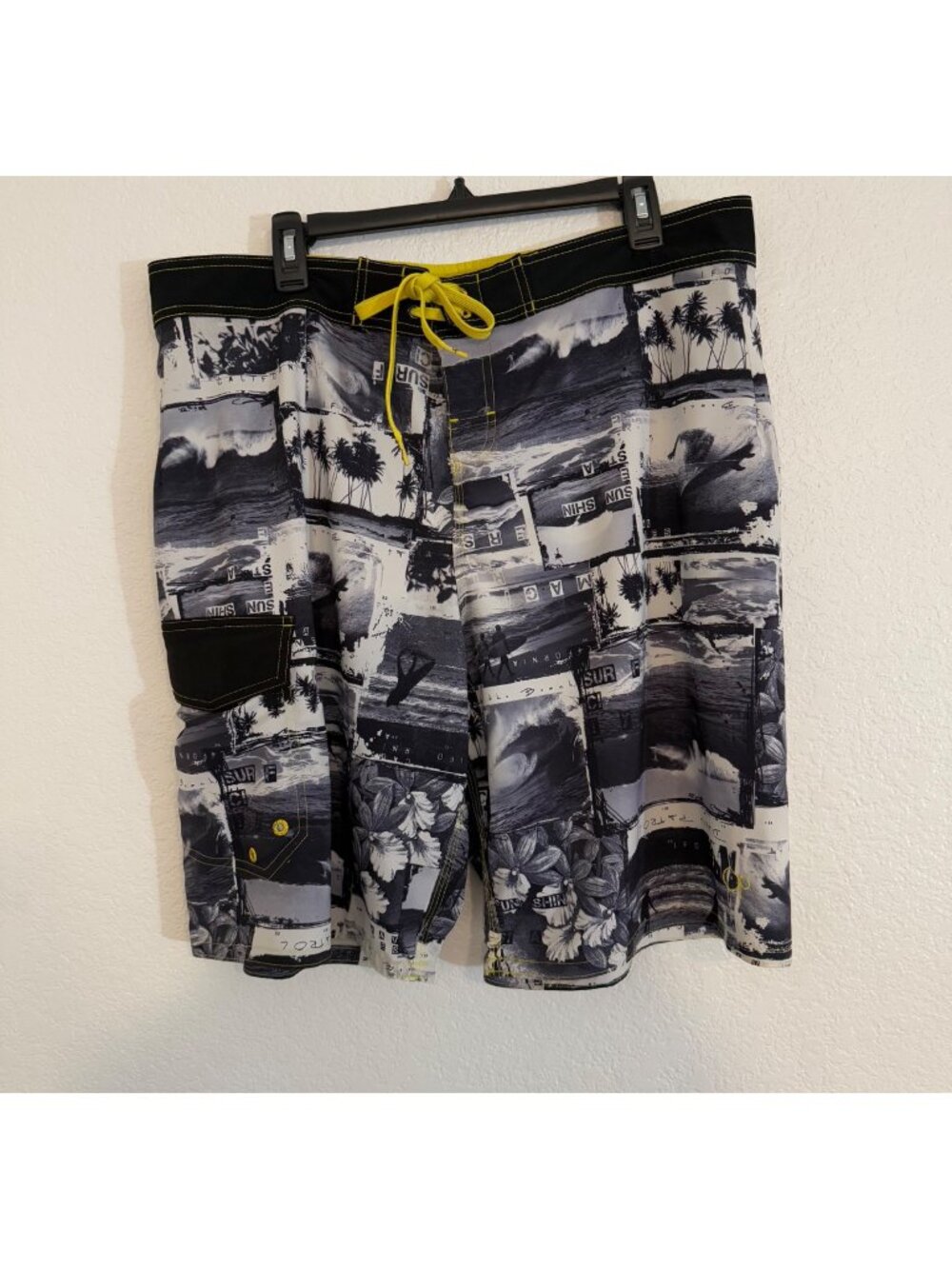 OP Flex 4-Way Stretch Surf Beach Pool Shorts Size 38